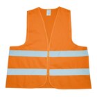 Warnweste (orange) aus Polyester & mit Klettverschluss, DIN EN 471, Größe L Angebote bei Volkswagen Hofheim für 3,50 €