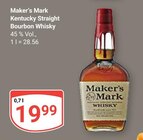 Kentucky Straight Bourbon Whisky im Angebot bei GLOBUS in Völklingen Kentucky Straight Bourbon Whisky Angebote von Maker's Mark bei GLOBUS Völklingen für 19,99 €