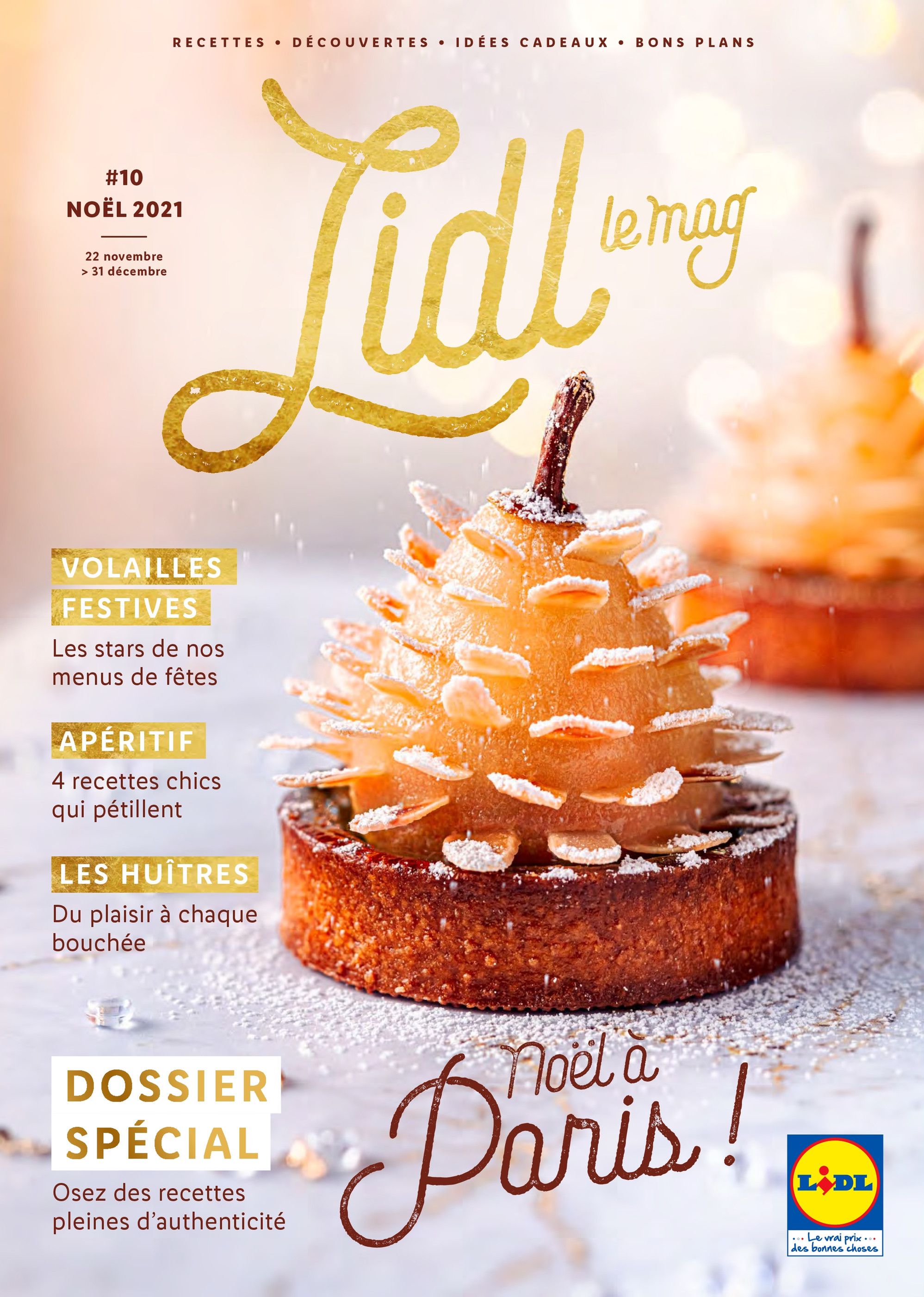 Catalogue Lidl à Ancenis, avec 80 pages Prospectus Lidl à Ancenis, "Lidl le mag", 80 pages, 22/11/2021 - 31/12/2021
