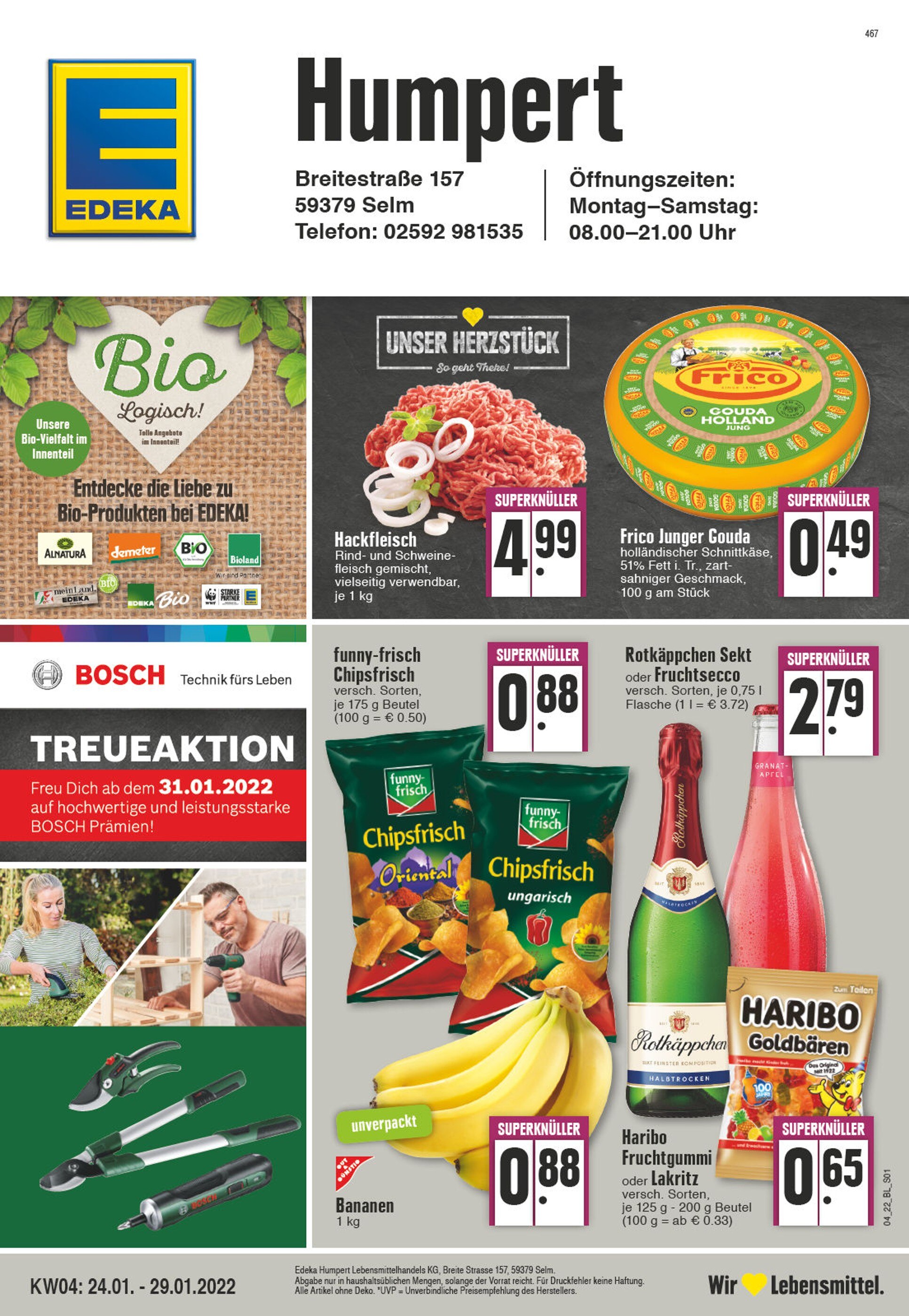 EDEKA Prospekt für Olfen mit 24 Seiten EDEKA Prospekt für Olfen: "Aktuelle Angebote", 24 Seiten, 24.01.2022 - 29.01.2022
