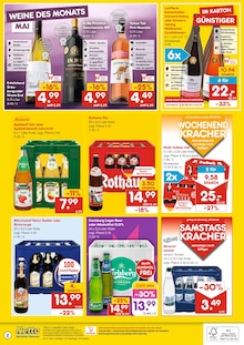 Bier im Netto Marken-Discount Prospekt "DER ORT, AN DEM DU IMMER AUSGEZEICHNETE PREISE FINDEST." mit 2 Seiten (Albstadt)
