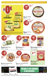 Offre Fromage râpé dans le catalogue Casino Supermarchés du moment à la page 28