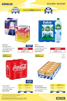 Red Bull im METRO Prospekt "Wochenangebote Händler + Händler-Mix" mit 29 Seiten (Neu Ulm)