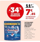 Detergent vaisselle machine - Finish en promo à 7,85 € chez Hyper U Detergent vaisselle machine - Finish dans le catalogue Hyper U