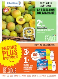 Catalogue Supermarchés de E.Leclerc à Châteauneuf-du-Faou, avec 32 pages Prospectus Supermarchés de E.Leclerc à Châteauneuf-du-Faou: "TOUT CE QUI COMPTE POUR VOUS EXISTE À PRIX E.LECLERC", 32 pages, 11/08/2026 - 22/08/2026