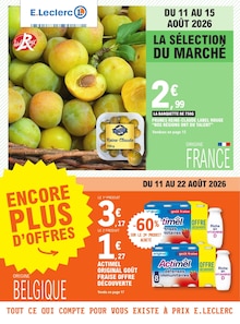 Catalogue E.Leclerc de la semaine "TOUT CE QUI COMPTE POUR VOUS EXISTE À PRIX E.LECLERC" avec 1 pages, valide du 11/08/2026 au 22/08/2026 pour Ploufragan et alentours Prospectus E.Leclerc de la semaine "TOUT CE QUI COMPTE POUR VOUS EXISTE À PRIX E.LECLERC" avec 1 pages, valide du 11/08/2026 au 22/08/2026 pour Ploufragan et alentours