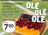 Deutschland-Obsttorte im Angebot bei GLOBUS in Bensheim Deutschland-Obsttorte Angebote von GLOBUS bei GLOBUS Bensheim für 7,90 €