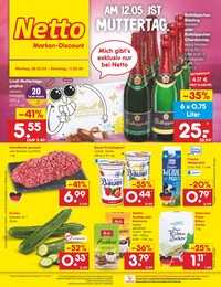 Netto Marken-Discount Prospekt "Aktuelle Angebote" für Rudolstadt, 55 Seiten, 06.05.2024 - 11.05.2024