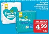 Feuchttücher Angebote von Pampers bei Marktkauf Bautzen für 4,99 €