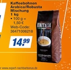 Aktuelles Kaffeebohnen Arabica/Robusta Mischung Angebot bei expert in Goslar ab 14,99 €