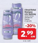 Shampoo oder Spülung im Angebot bei Markant Nordwest in Lemgo Shampoo oder Spülung Angebote von L'Oreal Elvital bei Markant Nordwest Lemgo für 2,99 €