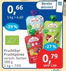 Fruchtpüree von Fruchtbar im aktuellen budni Prospekt