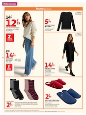 Promos Vêtements dans le catalogue "LE GOÛT DU RÉCONFORT" de Auchan Hypermarché Vêtements en promo dans le catalogue Auchan Hypermarché à la page 56