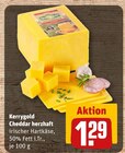 Aktuelle Wurst Angebote bei REWE in Jena Aktuelles Cheddar herzhaft Angebot bei REWE in Jena ab 1,29 €