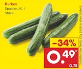 Gurken bei Netto Marken-Discount im Schwabach Prospekt für 0,49 €