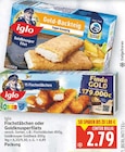 Fischstäbchen oder Goldknusperfilets von Iglo im aktuellen E center Prospekt