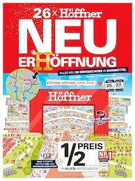 Höffner Prospekt für Hamburg: "26x Höffner - NEUERHÖFFNUNG", 4 Seiten, 24.09.2025 - 30.09.2025