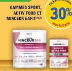 E.Leclerc Fontenay-le-Comté - Promo 30% avec la carte ticket e.Leclerc sur la gammes sport activ food et minceur EAFIT Promo 30% avec la carte ticket e.Leclerc sur la gammes sport activ food et minceur EAFIT à dans le catalogue E.Leclerc à Fontenay-le-Comté