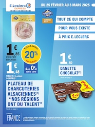 Prospectus E.Leclerc à Cocumont, "TOUT CE QUI COMPTE POUR VOUS EXISTE À PRIX E.LECLERC", 16 pages, 25/02/2025 - 08/03/2025