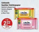 feuchtes Toilettenpapier von Cottonelle im aktuellen V-Markt Prospekt für 2,22 €