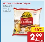 1-2-3 Frites Original Angebote von MC Cain bei Netto Marken-Discount Gummersbach für 2,99 €