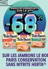 Promo -68% de remise immédiate sur le 2ème sur les jambons le Bon Paris conservation sans nitrite Herta à  dans le catalogue Intermarché à Verneuil-sur-Avre