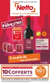 Promotion Evian dans le prospectus Netto, valable du 28/09/2023 au 16/10/2023 Promo Evian dans le catalogue Netto du moment à la page 1