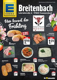 EDEKA Prospekt für Partenstein: "Hier kommt der Frühling", 2 Seiten, 19.03.2026 - 21.03.2026
