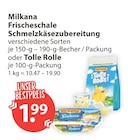 Frischeschale Schmelzkäsezubereitung im V-Markt Prospekt Frischeschale Schmelzkäsezubereitung von Milkana im aktuellen V-Markt Prospekt für 1,99 €