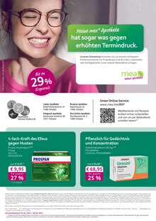 Aktueller mea - meine apotheke Prospekt "Unsere Februar-Angebote" Seite 1 von 4 Seiten für Potsdam