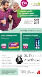 Apotheken Prospekt von mea - meine apotheke in Bad Birnbach Aktueller mea - meine apotheke Apotheken Prospekt für Bad Birnbach: Unsere April-Angebote mit 4} Seiten, 01.04.2026 - 30.04.2026