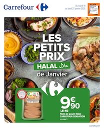 Catalogue Carrefour "LES PETITS PRIX HALAL de Janvier" à Marseille-en-Beauvaisis et alentours, 14 pages, 14/01/2025 - 27/01/2025