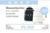 Wasserkocher Angebote von SMEG bei diska Erlangen für 89,99 €