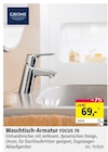 Waschtisch-Armatur FOCUS 70 von GROHE im aktuellen Holz Possling Prospekt