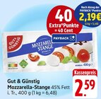 Aktuelles Mozzarella-Stange Angebot bei E center in Stuttgart ab 2,19 €