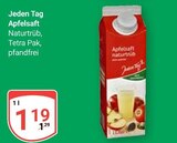 GLOBUS Rostock - Apfelsaft Angebot im Prospekt Apfelsaft bei GLOBUS im Rostock Prospekt für 1,19 €