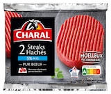 Promo 2 steaks hachés 5% M.G. Pur Boeuf CHARAL à 4,49 € dans le catalogue Carrefour Market à Pignans