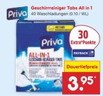Aktuelle Küche Angebote bei Netto Marken-Discount in Cottbus Aktuelles Geschirrreiniger Tabs All in 1 Angebot bei Netto Marken-Discount in Cottbus ab 3,95 €