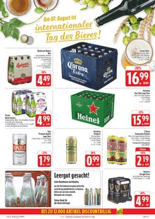 Bier im aktuellen E center Prospekt (Erlangen) Bier im E center Prospekt "Wir lieben Lebensmittel!" mit 38 Seiten (Erlangen)
