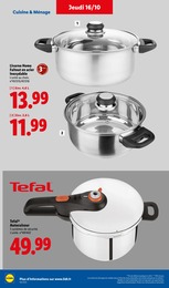 Prix et réduction Autocuiseur dans le prospectus Lidl en cours Offre Autocuiseur dans le catalogue Lidl du moment à la page 48