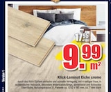 Klick-Laminat Eiche creme Angebote bei wohnen & sparen Wiegand Fulda für 9,99 €
