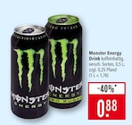 Energy Drink im Angebot bei Marktkauf in Ulm Energy Drink Angebote von Monster bei Marktkauf Ulm für 0,88 €