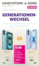 Aktueller handystore & more Elektromärkte Prospekt in Brackel und Umgebung, "GENERATIONEN-WECHSEL" mit 8 Seiten, 20.11.2025 - 04.12.2025
