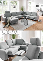 Wohnlandschaft im Polstermöbel Fischer Prospekt "AUS EIGENER DESIGN WERKSTATT" auf Seite 21