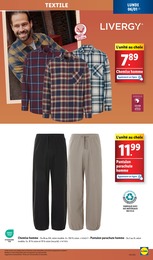 Offre Chemise Homme dans le catalogue Lidl du moment à la page 19