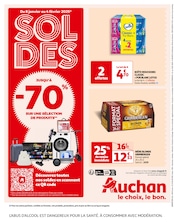 Promos Boîte De Mouchoirs dans le catalogue "DES PRIX BAS DÈS LES PREMIERS PAS." de Auchan Hypermarché à la page 40