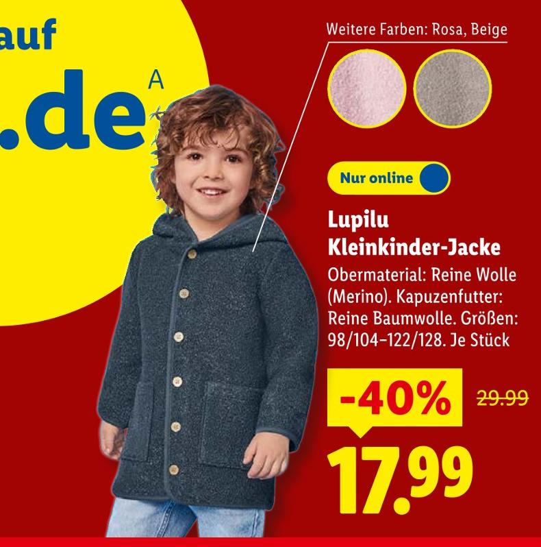 Kleinkinder-Jacke