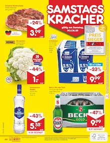 Wodka im Netto Marken-Discount Prospekt "Aktuelle Angebote" mit 65 Seiten (Hamburg)