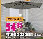 Mittelstockschirm „Cessy“ im Angebot bei Hornbach in Münster Mittelstockschirm „Cessy“ Angebote bei Hornbach Münster für 54,95 €