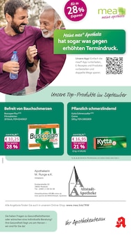 Aktueller mea - meine apotheke Prospekt "Unsere September-Angebote" Seite 1 von 4 Seiten